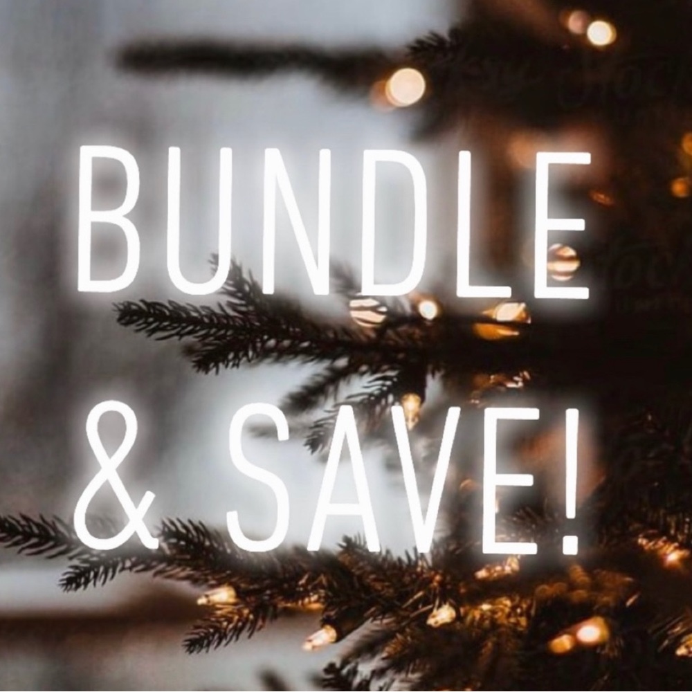 Bundle and Save and I will send a personalized discount 🙃